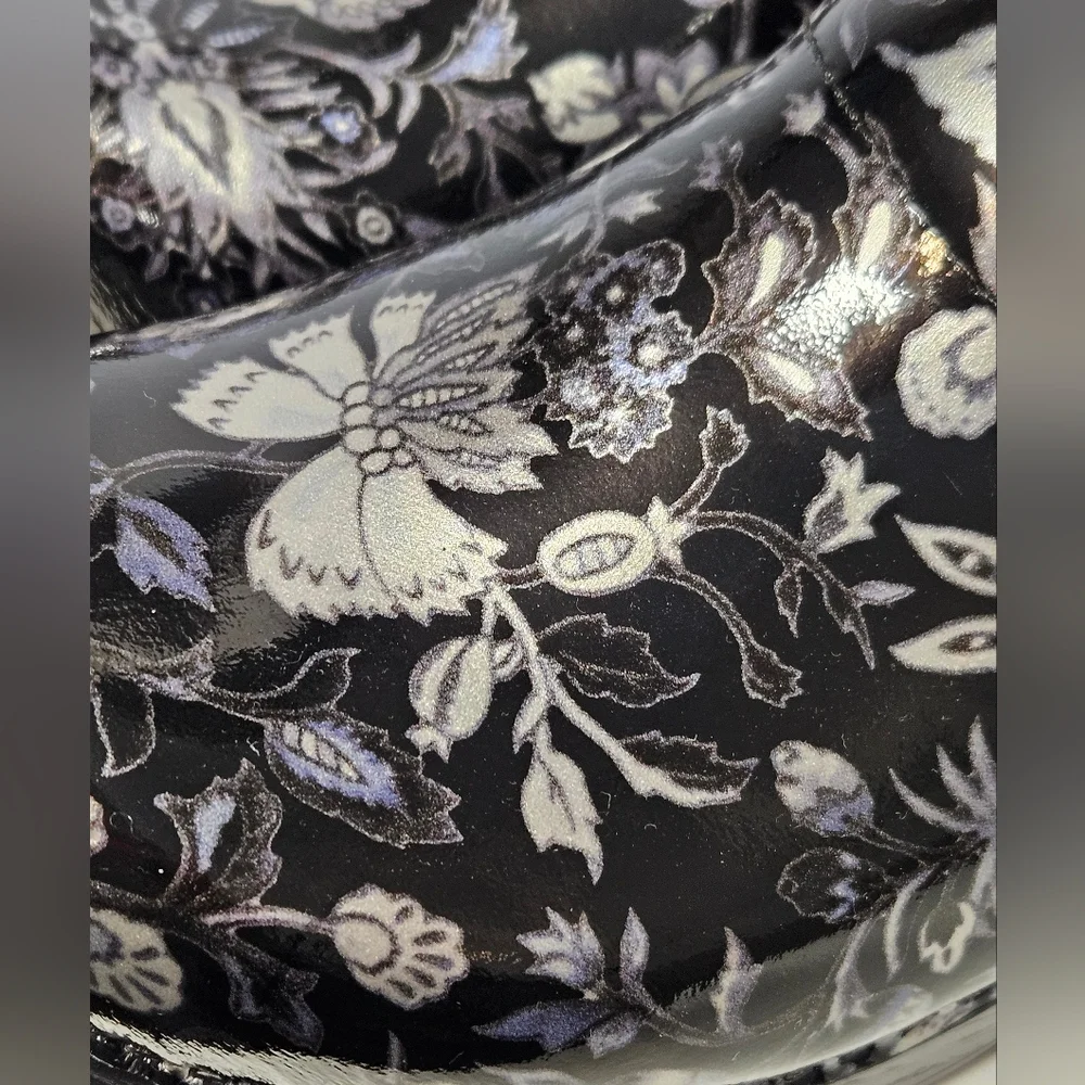 Dansko Women's Metallic Floral Print Slip-On Shoes, Sz 37, US Sz 6.5-7 - Picture 9 of 12